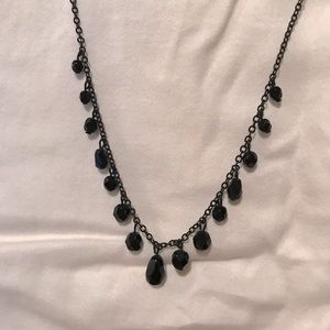 Carolina Herrera black bead necklace